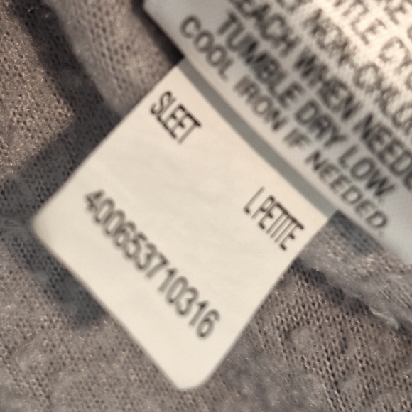 Croft & Barrow sleet gray knit vest - Picture 5 of 6